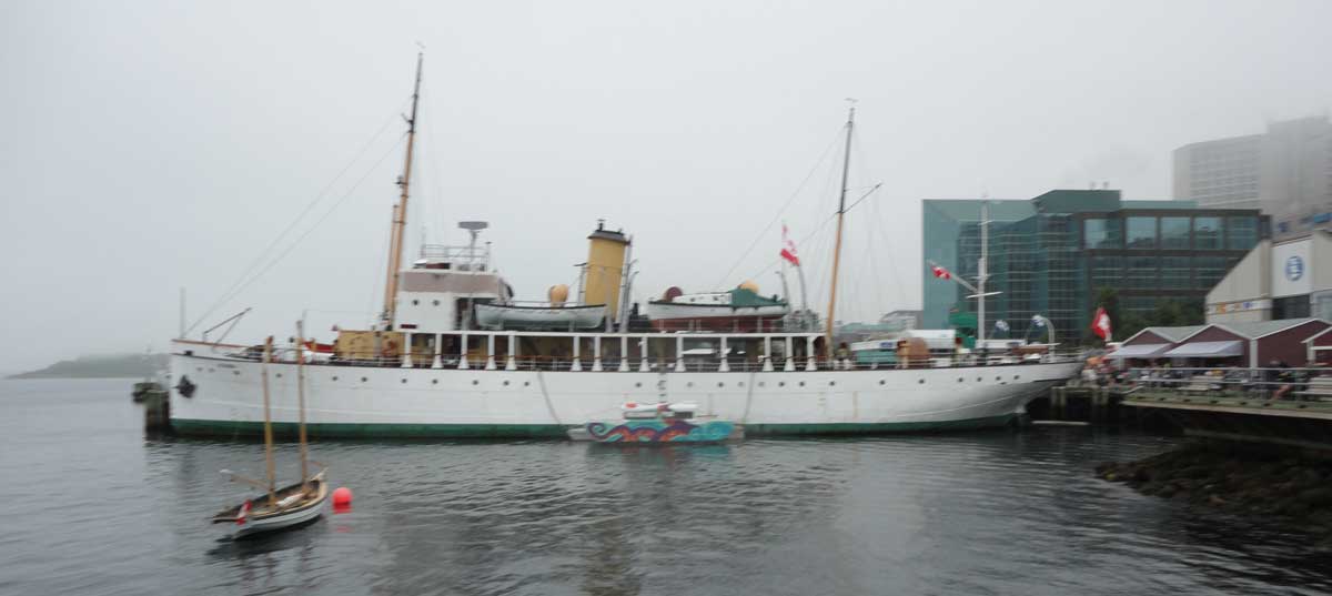 CSS Acadia at the Maritime Museum of the Atlantic in Halifax
